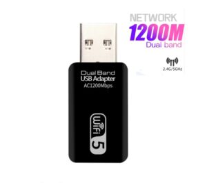 [BẢO HÀNH 6 TH] USB THU WIFI AC  1200Mbps, giúp thu sóng WIFI 5GHz giúp nâng cấp wifi cho máy tính laptop